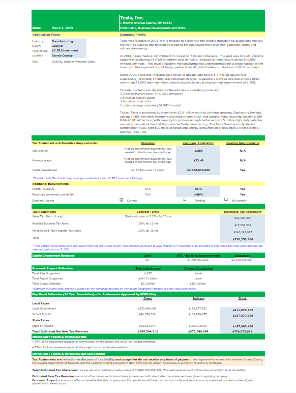 USA TESLA utility bill Word and PDF template